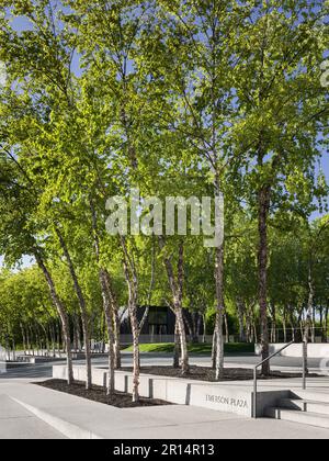 Ajout au Musée d'art Saint Louis conçu par David Chipperfield Banque D'Images