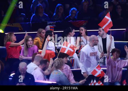 Zagreb, Croatie. 11th mai 2023. Atmosphère pendant la demi-finale 2 de l'Eurovision 2023 à l'arène de Liverpool, en Angleterre, sur 11 mai 2023. Photo: Sanjin Strukic/PIXSELL crédit: Pixsell/Alay Live News Banque D'Images