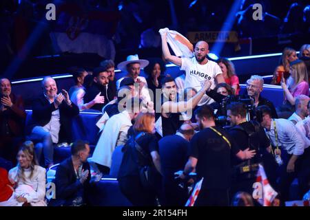 Zagreb, Croatie. 11th mai 2023. Atmosphère pendant la demi-finale 2 de l'Eurovision 2023 à l'arène de Liverpool, en Angleterre, sur 11 mai 2023. Photo: Sanjin Strukic/PIXSELL crédit: Pixsell/Alay Live News Banque D'Images