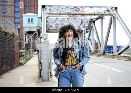 Liverpool, Royaume-Uni. 11th mai 2023. LIVERPOOL 20230511Loreen Talhaoui à l'extérieur de son hôtel à Liverpool lors du concours Eurovision Song 2023. Photo: Jessica Gow/TT/code 10070 crédit: TT News Agency/Alay Live News Banque D'Images