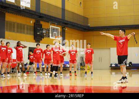 Tokyo, Japon. 11th mai 2023. Toru Onzuka (JPN) Basketball : Japon session de formation de l'équipe féminine au Centre national de formation d'Ajinomoto à Tokyo, Japon . Credit: YUTAKA/AFLO SPORT/Alay Live News Banque D'Images