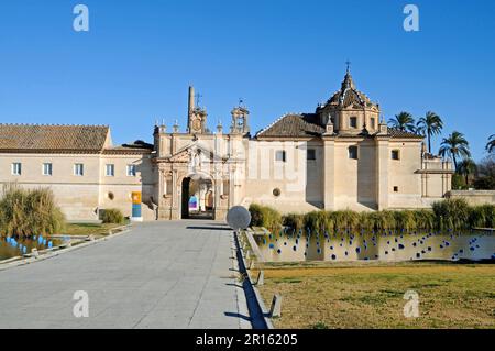 Centro Andaluz de Arte Contemporaneo, la Cartuja, un ancien monastère de la Chartreuse, centre d'art contemporain, musée, Séville, Séville, province de Séville Banque D'Images