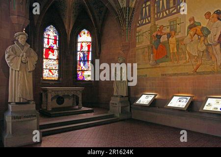Melanchthon House, Memorial Hall, Bretten, Kraichgau, Comté de Karlsruhe, Bade-Wurtemberg, Allemagne Banque D'Images