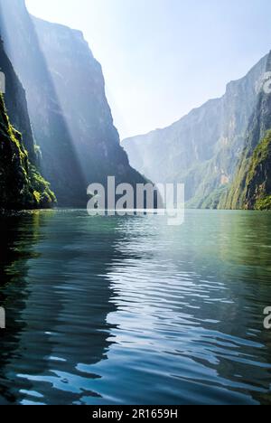 Sumidero Canyon à Chiapas, Mexique Banque D'Images