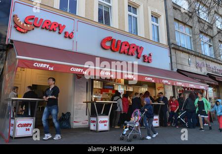 Curry 36, Mehringdamm, Kreuzberg, Berlin, Allemagne Banque D'Images