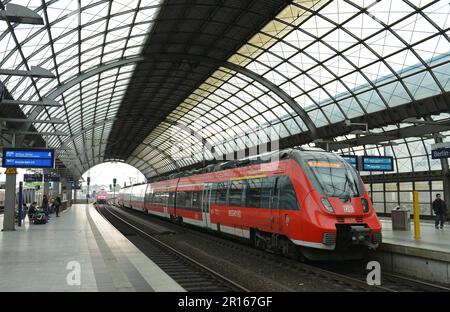 Gare de Spandau, Berlin, Allemagne Banque D'Images