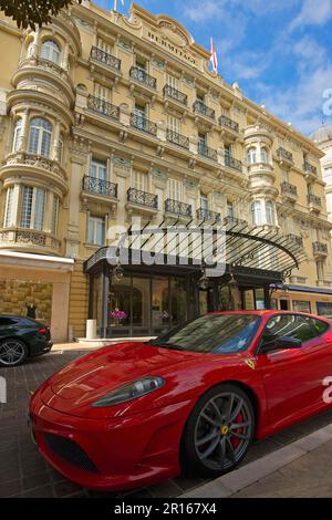 Hotel Hermitage, Monte Carlo, Principauté, Côte d'Azur, Monaco Banque D'Images