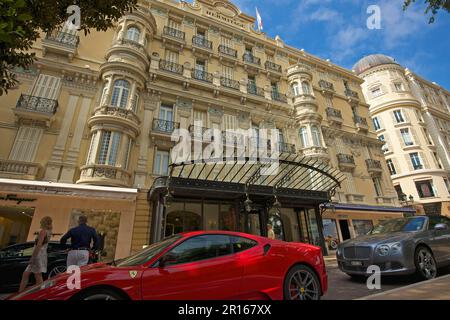 Hotel Hermitage, Monte Carlo, Principauté, Côte d'Azur, Monaco Banque D'Images