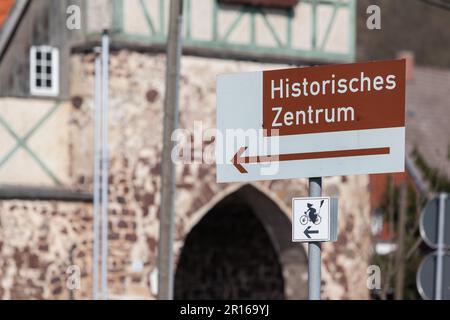 Neustadt Harz porte historique de la vieille ville Banque D'Images