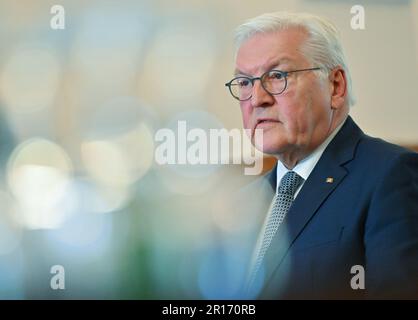 Senftenberg, Allemagne. 10th mai 2023. Le président fédéral Frank-Walter Steinmeier. Credit: Patrick Pleul/dpa/Alay Live News Banque D'Images
