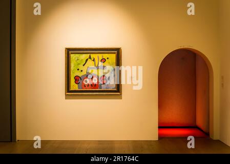 Joan Miro peinture, Kunsthaus, Musée d'Art, Nouveau bâtiment, Zurich, Suisse Banque D'Images
