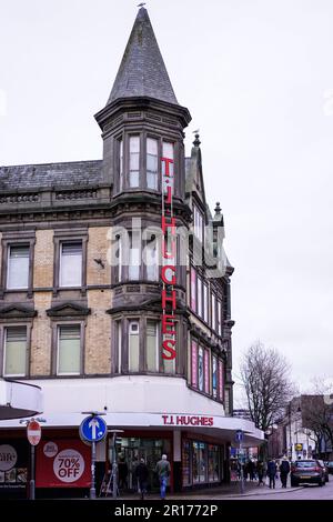 TJS, grand magasin TJ Hughes, 105 London Road, Liverpool, Merseyside, Angleterre, ROYAUME-UNI Banque D'Images