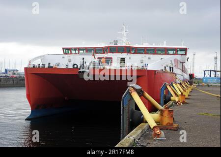 MV Alfred des ferries de Pentland se prépare à couvrir la route Arran Ardrossan 12/05/23. Crédit : CDG/Alay Live News Banque D'Images