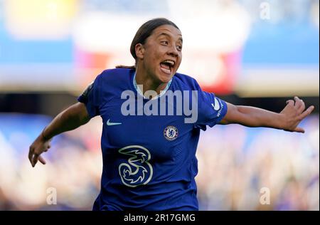 Photo du dossier en date du 20-11-2022 de Sam Kerr de Chelsea célèbre. Date d'émission : (saisissez la date ici). Banque D'Images