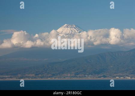 Mt. Fuji vu d'Osezaki Banque D'Images