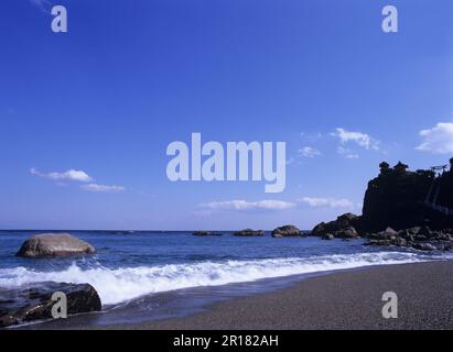 Plage de Katsura Banque D'Images