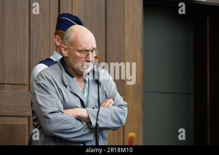 Brugge, Belgique. 05th mai 2023. L'accusé Tom Debaillie photographié lors de la première session de son procès devant la Cour d'assises de Flandre Occidentale, à Bruges, le vendredi 05 mai 2023. Debaillie de Courtrai est accusé du meurtre de son père Frans Debaillie (90) en avril 2020 à Courtrai. BELGA PHOTO KURT DESPLENTER crédit: Belga News Agency/Alay Live News Banque D'Images