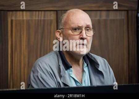 Brugge, Belgique. 05th mai 2023. L'accusé Tom Debaillie photographié lors de la première session de son procès devant la Cour d'assises de Flandre Occidentale, à Bruges, le vendredi 05 mai 2023. Debaillie de Courtrai est accusé du meurtre de son père Frans Debaillie (90) en avril 2020 à Courtrai. BELGA PHOTO KURT DESPLENTER crédit: Belga News Agency/Alay Live News Banque D'Images