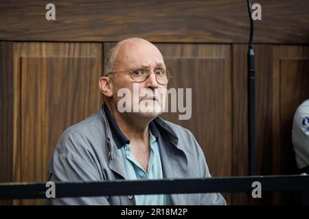 Brugge, Belgique. 05th mai 2023. L'accusé Tom Debaillie photographié lors de la première session de son procès devant la Cour d'assises de Flandre Occidentale, à Bruges, le vendredi 05 mai 2023. Debaillie de Courtrai est accusé du meurtre de son père Frans Debaillie (90) en avril 2020 à Courtrai. BELGA PHOTO KURT DESPLENTER crédit: Belga News Agency/Alay Live News Banque D'Images