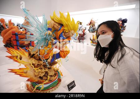 12 mai 2023, Kuningan, Jakarta, Indonésie : des centaines de personnages d'action de divers personnages, la « Galerie des héros de 4 », ont été exposés au centre commercial de l'avenue Lotte, Jakarta, sur 12 mai 2023. Les statues 4 Heroes Gallery les statues ne sont pas des jouets ou des personnages d'action, ils sont juste une collection d'œuvres d'art qui fonctionnent comme la décoration et l'exposition et ne sont pas produits en masse, Mais en quantités limitées, ce qui en fait des articles d'investissement uniques et ont une valeur de vente élevée, l'exposition autour de la collection de statues de 500 est divisée en 5 sections, à savoir: Jeu et animation, DC, Marvel, Horror an Banque D'Images