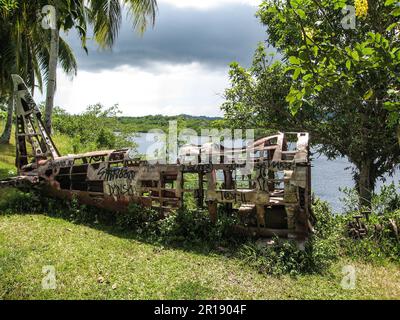 Warjunk à Bougainville Banque D'Images