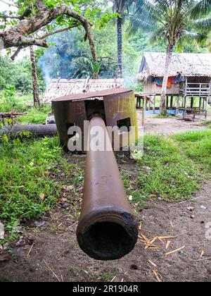 Warjunk à Bougainville Banque D'Images