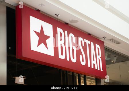 Siedlce, Pologne - 26 juillet 2022: Magasin Big Star dans le centre commercial Banque D'Images