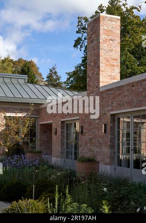 Vue d'ensemble. Berkhamsted House, Berkhamsted, Royaume-Uni. Architecte : Kirkland Fraser Moor, 2022. Banque D'Images