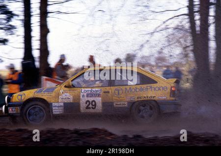 Vauxhall Astra GTE, Pentti Airikkala, 1986 RAC Rally Banque D'Images