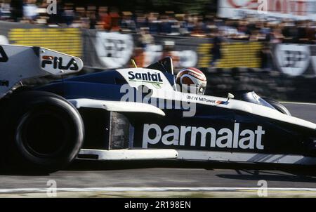 Brabham BT 52, Nelson Piquet, Grand Prix d'Europe 1983 à Brands Hatch Banque D'Images