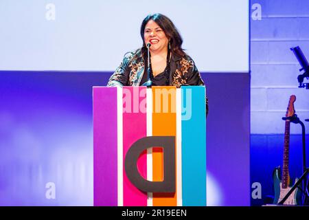 Milan, Italie. 24th mai 2022. Michela Murgia assiste aux Prix de la diversité des médias au Teatro Franco Parenti sur 24 mai 2022 à Milan, Italie (photo par Alessandro Bremec/NurPhoto) crédit: NurPhoto SRL/Alay Live News Banque D'Images