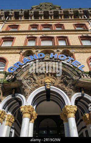 Le Grand Hotel, Scarborough, Yorkshire Banque D'Images