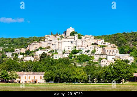 Village de Simiane-la-Rotonde, Alpes-de-haute-Provence, France Banque D'Images