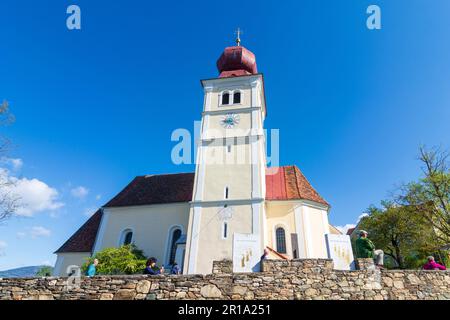 Puch BEI Weiz: église dans le village Puch BEI Weiz dans Steirisches Thermenland - Oststeiermark, Steiermark, Styrie, Autriche Banque D'Images