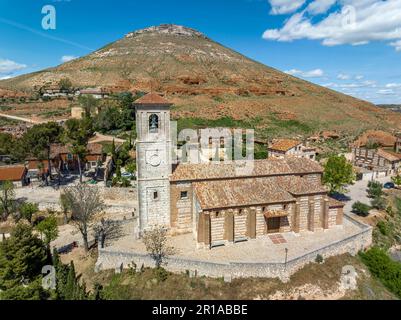 Hita dans la province de Guadalajara, église de San Juan Espagne Banque D'Images