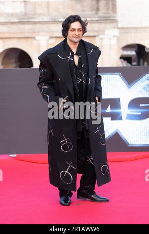 Rome, Italie, 12 mai 2023 - Ali Fazal assiste à Red Carpet pour la première mondiale du film 'Fast X' à Rome. Crédits: Luigi de Pompeis / Alamy Live News Banque D'Images