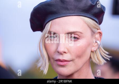 12 mai 2023, Rome, Italie: L'actrice Charlize Theron assiste à la première du film ''Fast X'' en face du Colisée de Rome sur 12 mai 2023 (Credit image: © Matteo Nardone/Pacific Press via ZUMA Press Wire) USAGE ÉDITORIAL SEULEMENT! Non destiné À un usage commercial ! Banque D'Images