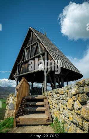 Ruines du fort de Nograd dans le nord de la Hongrie. Ruines historiques près de la frontière de slovakina, à côté de la ville de Nograd. Célèbre attraction touristique ce que visitable FO Banque D'Images