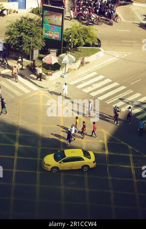 voiture dans la rue, Banque D'Images