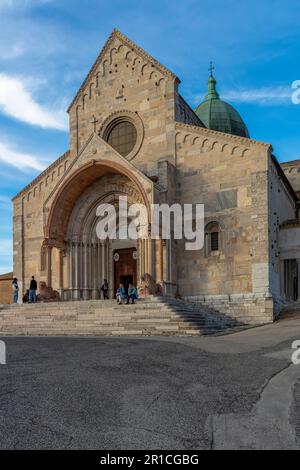 Cathédrale de San Ciriaco, Ancona, Marche, Italie Banque D'Images