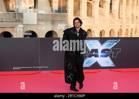 Ali Fazal assiste au tapis rouge de la première mondiale du film 'Fast X' au Colosseo. Banque D'Images