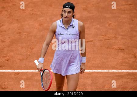 Rome, Italie. 13th mai 2023. Caroline Garcia de France réagit lors de son match contre Camila Osorio de Colombie au tournoi de tennis Internazionali BNL d'Italia à Foro Italico à Rome, Italie sur 13 mai 2023. Credit: Insidefoto di andrea staccioli/Alamy Live News Banque D'Images