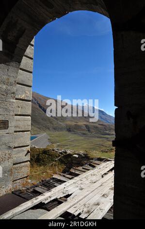 Fort de la Variselle en haute Maurienne Savoie Banque D'Images