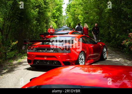 Modène, Italie. 13th mai 2023. Modena, Modena, Italie, 13 mai 2023, 2006 Ferrari F430 GT s/n 2416, Cavallino Classic Modène 2023, la troisième édition du Concorso d'Eleganza annuel qui célèbre le cheval de danse à la Casa Maria Luigia pendant Cavallino Classic Ferrari - Historical Motors crédit: Live Media Publishing Group/Alay Live News Banque D'Images