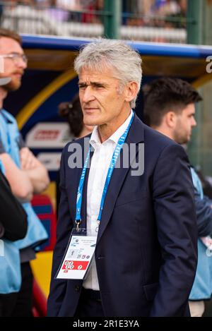 Orléans, France. 13th mai 2023. Gérard Precheur entraîneur en chef de Paris Saint Germain avant la coupe de France des femmes, finale du match de football entre l'Olympique Lyonnais et Paris Saint-Germain sur 13 mai 2023 au Stade de la Source à Orléans, France - photo Melanie Laurent/A2M Sport Consulting/DPPI crédit: DPPI Media/Alay Live News Banque D'Images