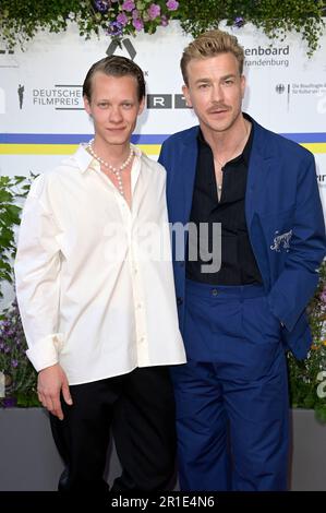Felix Kammerer und Albrecht Schuch BEI der 73. Verleihung des Deutschen Filmpreises 2023 im Theater am Potsdamer Platz. Berlin, 12.05.2023 Banque D'Images