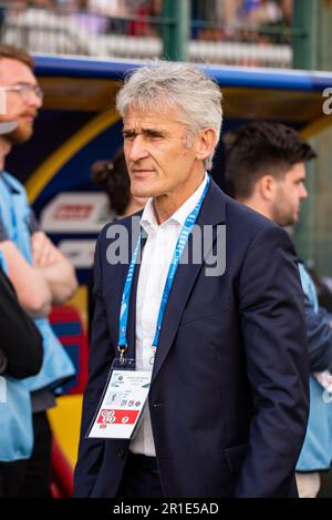 Gérard Precheur entraîneur en chef de Paris Saint Germain avant la coupe de France des femmes, finale du match de football entre l'Olympique Lyonnais et Paris Saint-Germain sur 13 mai 2023 au Stade de la Source à Orléans, France - photo: Melanie Laurent/DPPI/LiveMedia Banque D'Images