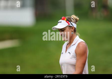 Clifton, NJ, États-Unis. 13th mai 2023. Lexi Thompson séjournant au cours du troisième tour à la Cognizant Founders Cup au Upper Montclair Country Club de Clifton, NJ Mike Langish/CSM/Alamy Live News Banque D'Images