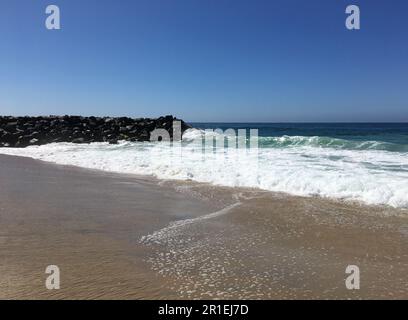 Carlsbad State Beach pendant l'été à Carlsbad, Californie, États-Unis Banque D'Images