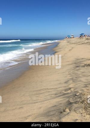 Carlsbad State Beach pendant l'été à Carlsbad, Californie, États-Unis Banque D'Images